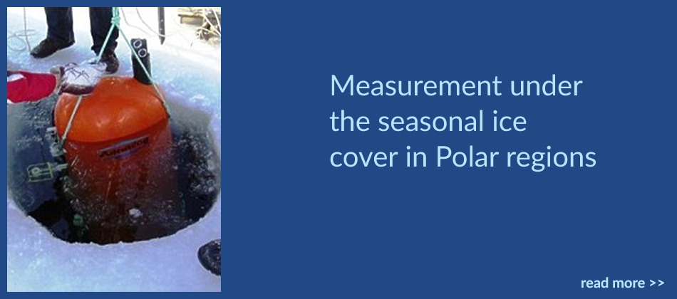 Measurement under the seasonal ice cover